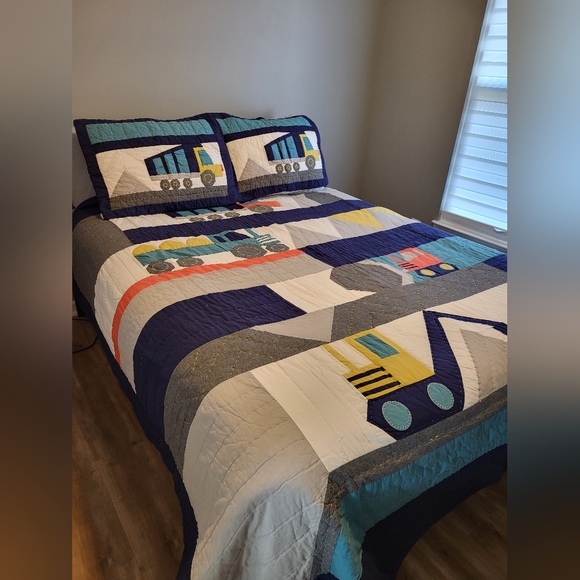 Pottery Barn Kids Bedding Pottery Barn Kids Jax Construction Quilt